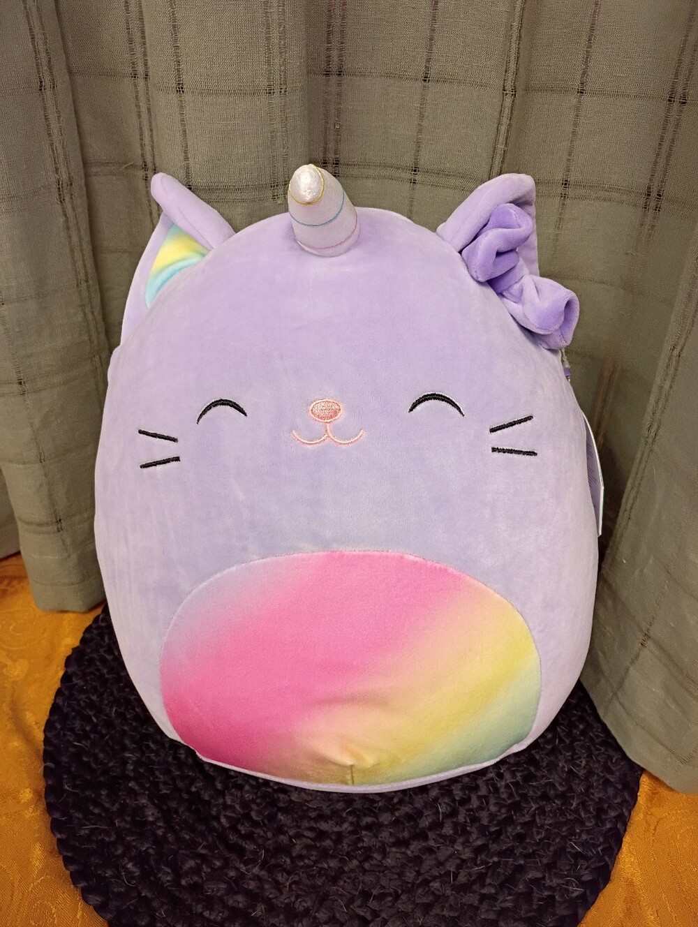 NWT Original Squishmallows Cienna (With Bow) The Caticorn Size 12"